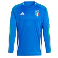 Italien Fußballbekleidung Heimtrikot EM 2024 Langarm